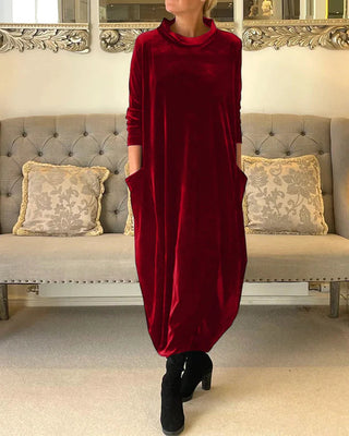 Laurie | Langarmkleid mit Taschen