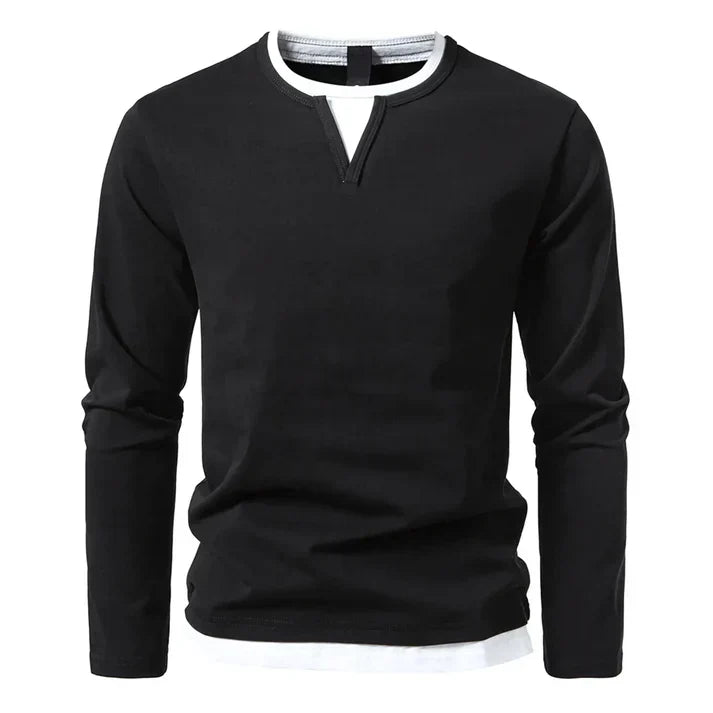 Alwin | Premium Langarmshirt aus gekämmter