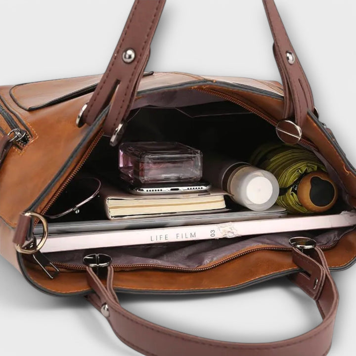 Lora - Elegante Veganleder Tasche