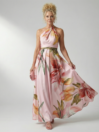 Amiel | Leichtes Floral-Maxi-Kleid