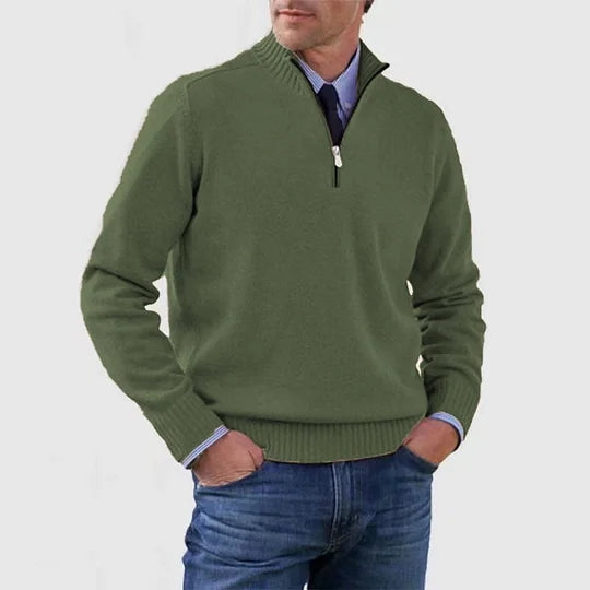Phalen | Klassischer Halbzip-Pullover für Herren