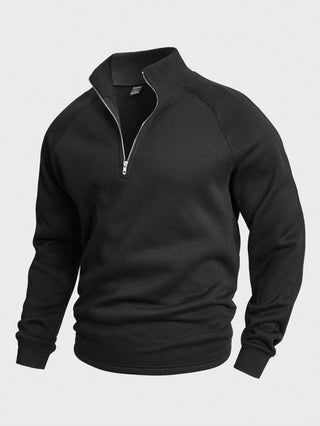 Kelvin | Eleganter Zip-Hochkragenpullover