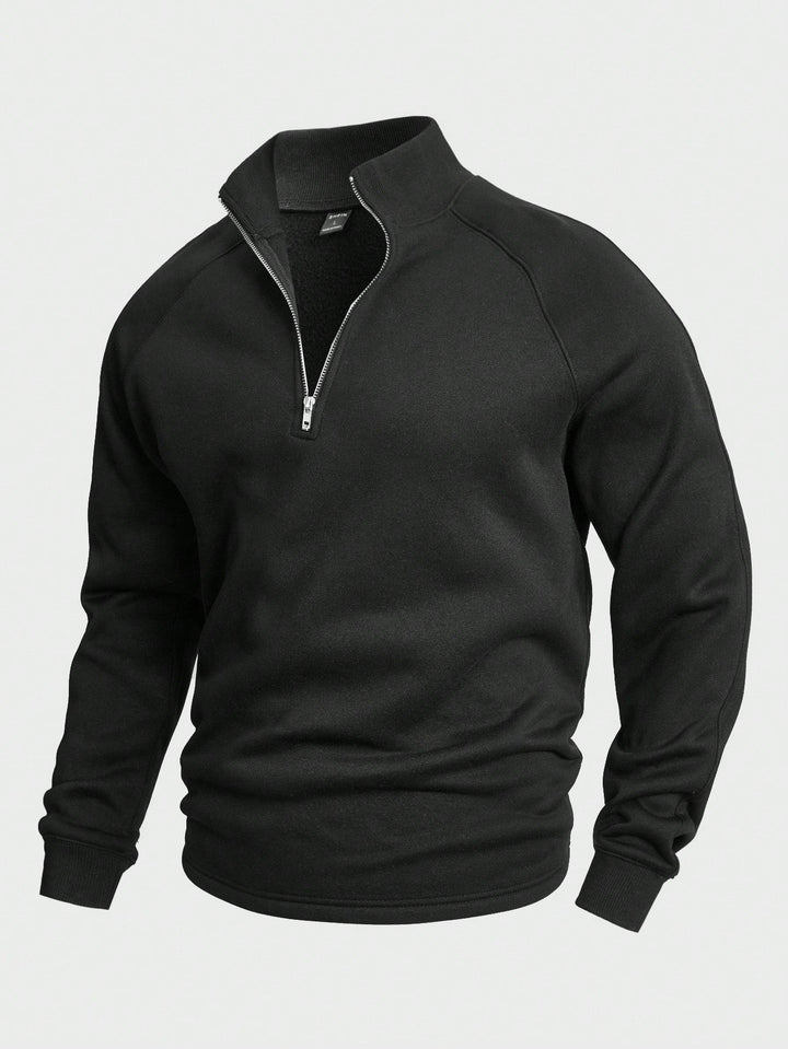 Kelvin | Eleganter Zip-Hochkragenpullover