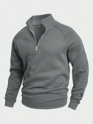Kelvin | Eleganter Zip-Hochkragenpullover