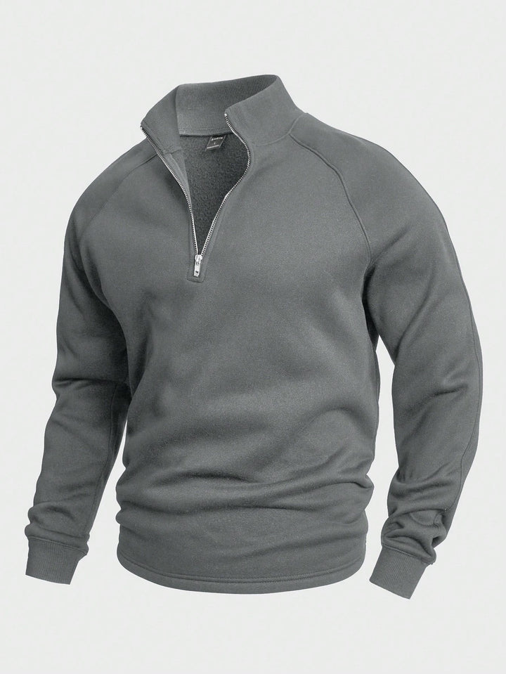 Kelvin | Eleganter Zip-Hochkragenpullover