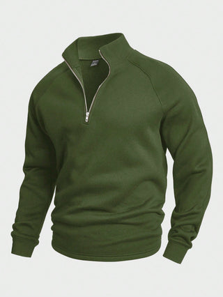 Kelvin | Eleganter Zip-Hochkragenpullover