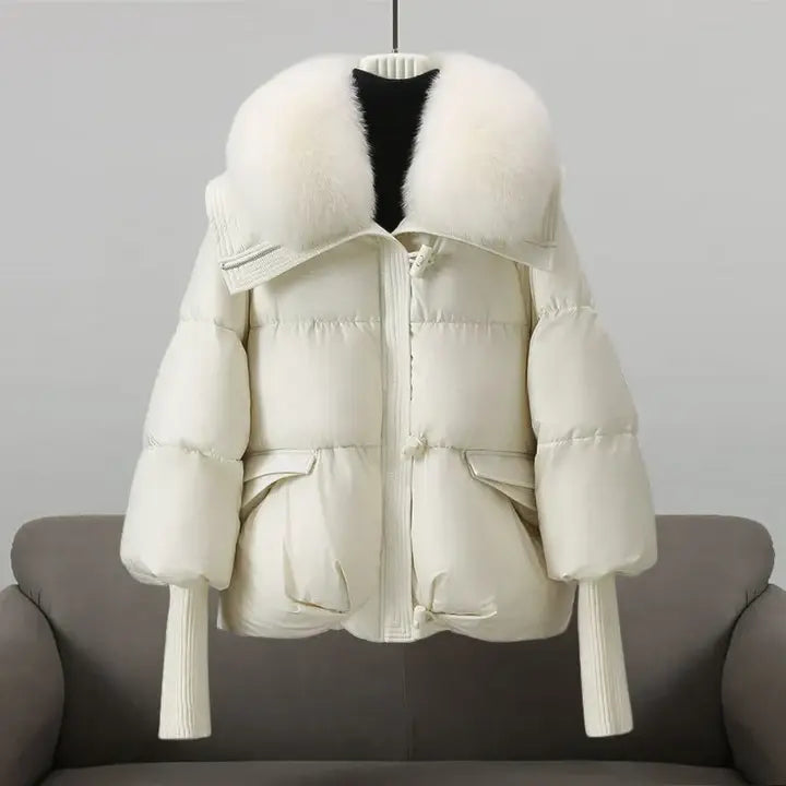 Leslie | Winterjacke mit Pelzkragen