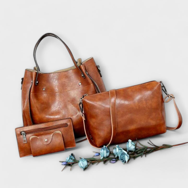 Olivia - 4-teiliges Vintage-Taschen-Set