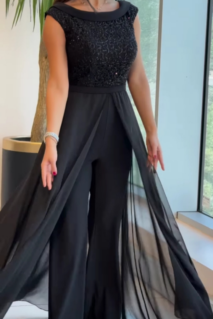 Avalon - Eleganter ärmelloser Jumpsuit