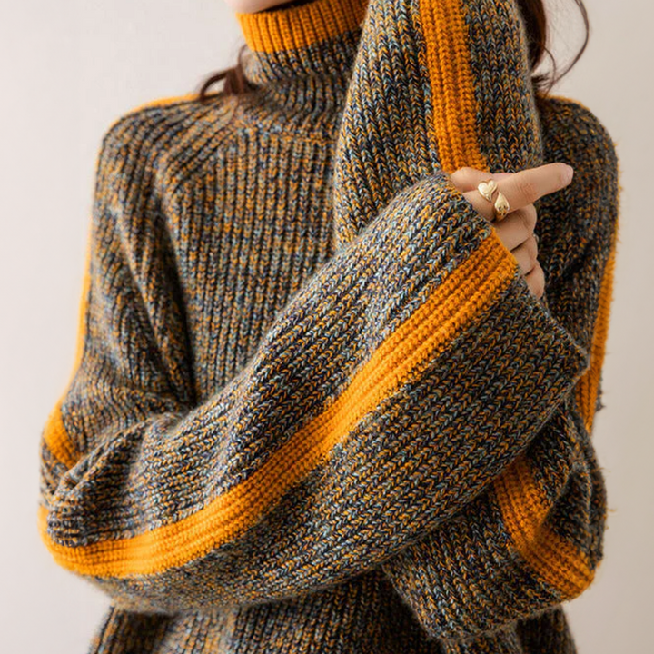 I Pullover mit Rollkragen