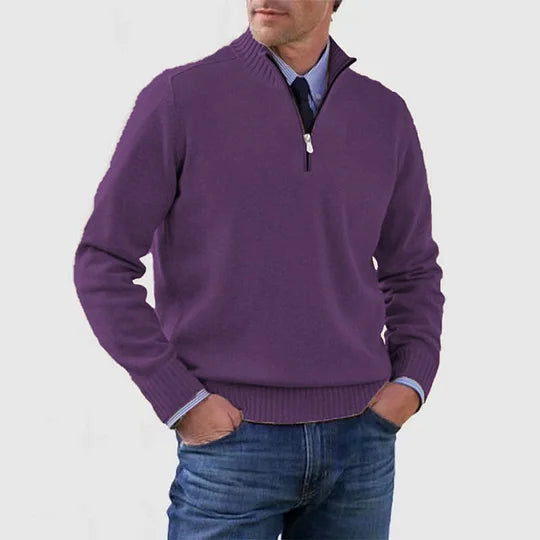 Phalen | Klassischer Halbzip-Pullover für Herren