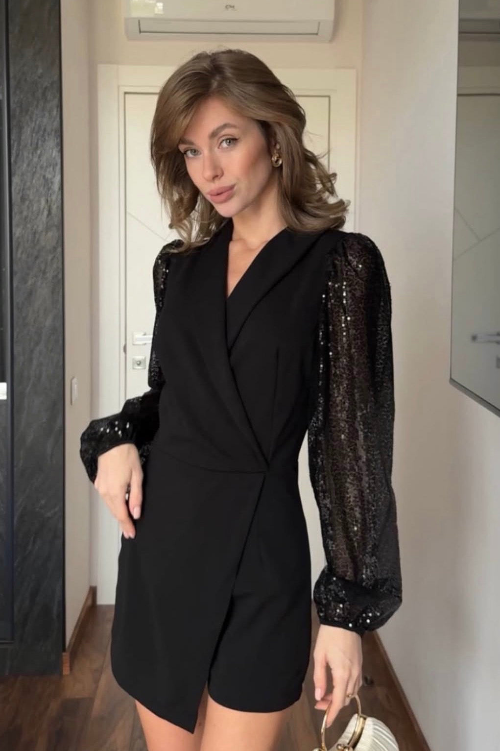 Araminta - Eleganter schwarzer Jumpsuit