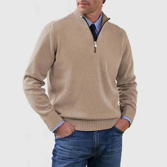 Phalen | Klassischer Halbzip-Pullover für Herren
