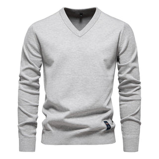 Trystan | Klassischer V-Ausschnitt Pullover - Einfach und Elegant