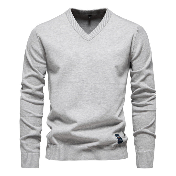 Trystan | Klassischer V-Ausschnitt Pullover - Einfach und Elegant