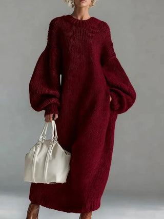 Emmari | Langes Strickkleid