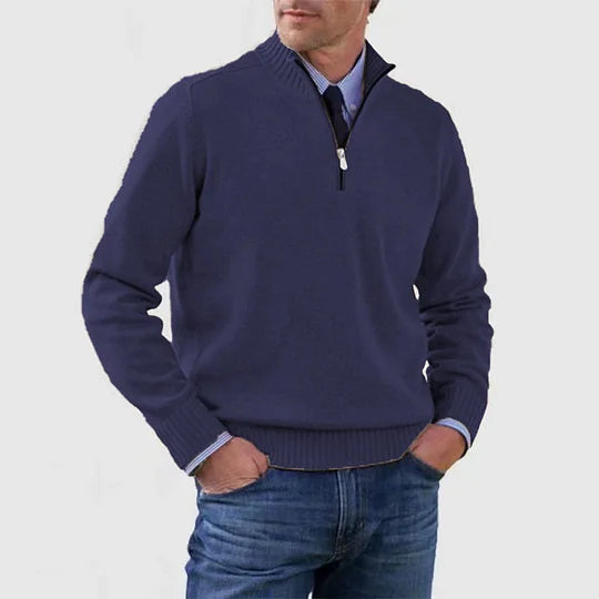 Phalen | Klassischer Halbzip-Pullover für Herren