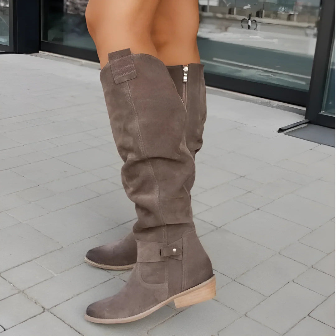 Eva | Premium-Veganlederstiefel