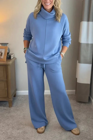 Quinn - Lässiges Turtleneck-Zweiteiler-Set