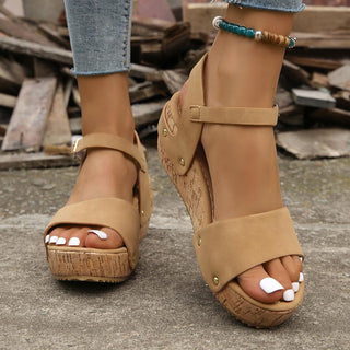 Daniela - Elegante Keilsandalen