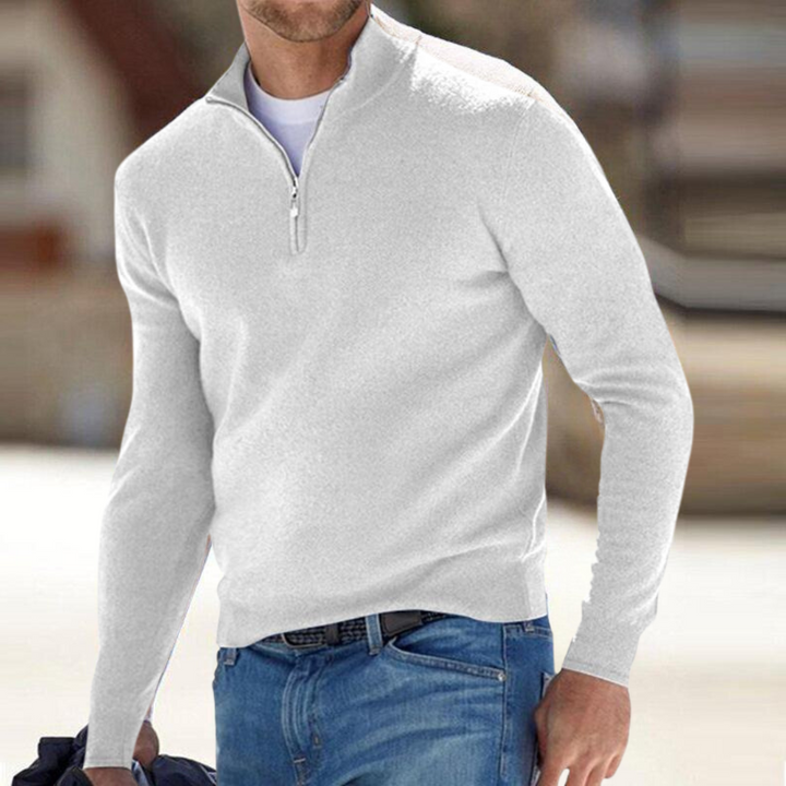 Miguelito | Entspannter Zip-Neck Pullover