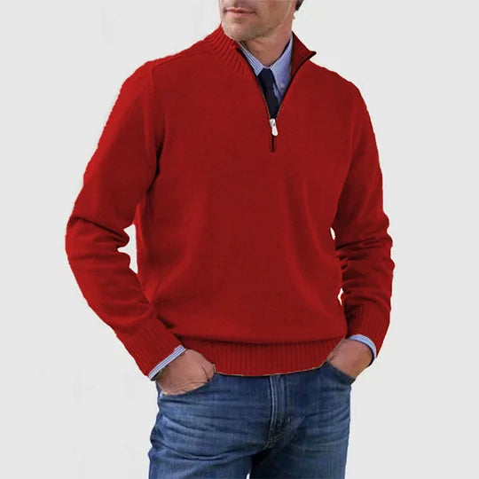 Phalen | Klassischer Halbzip-Pullover für Herren