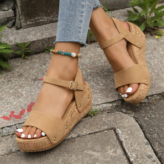 Daniela - Elegante Keilsandalen