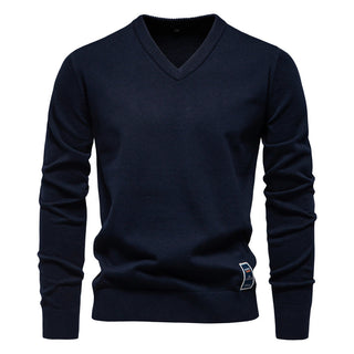 Trystan | Klassischer V-Ausschnitt Pullover - Einfach und Elegant