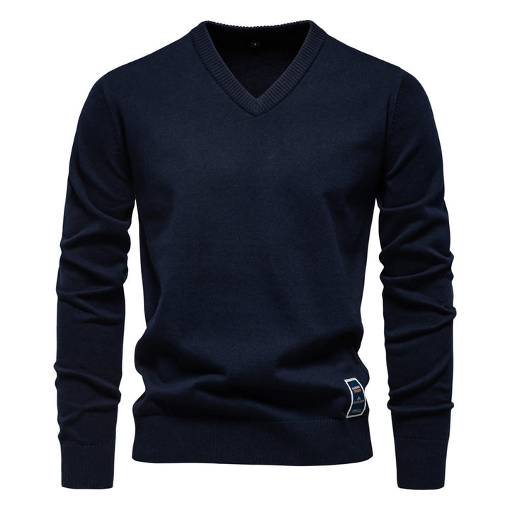 Trystan | Klassischer V-Ausschnitt Pullover - Einfach und Elegant