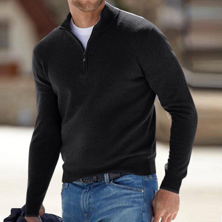Miguelito | Entspannter Zip-Neck Pullover