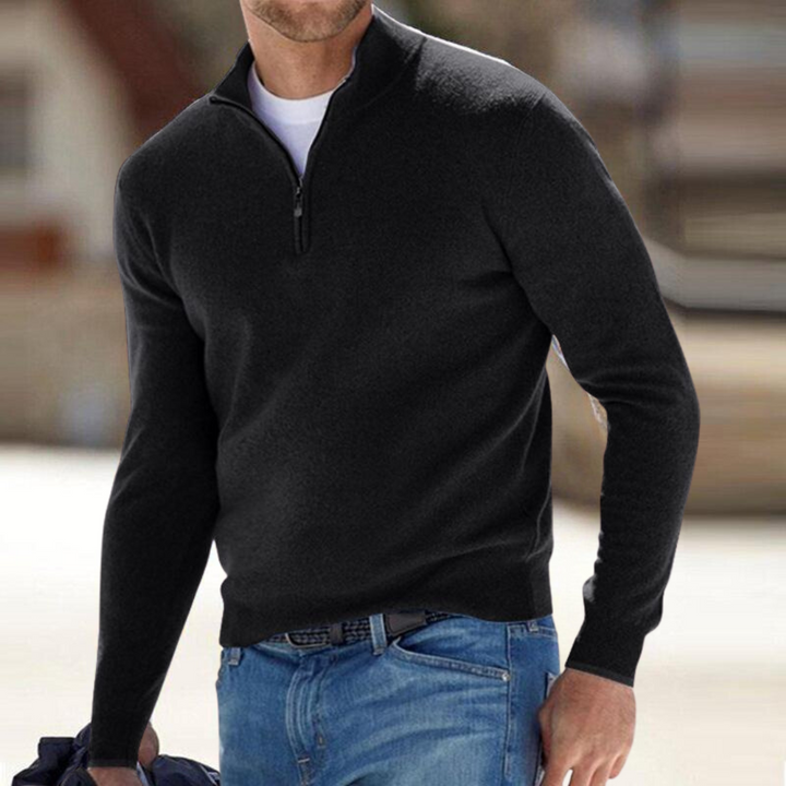 Miguelito | Entspannter Zip-Neck Pullover