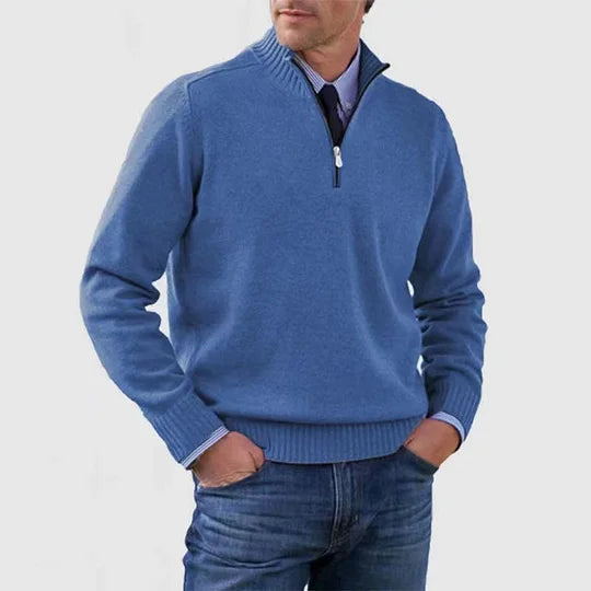Phalen | Klassischer Halbzip-Pullover für Herren