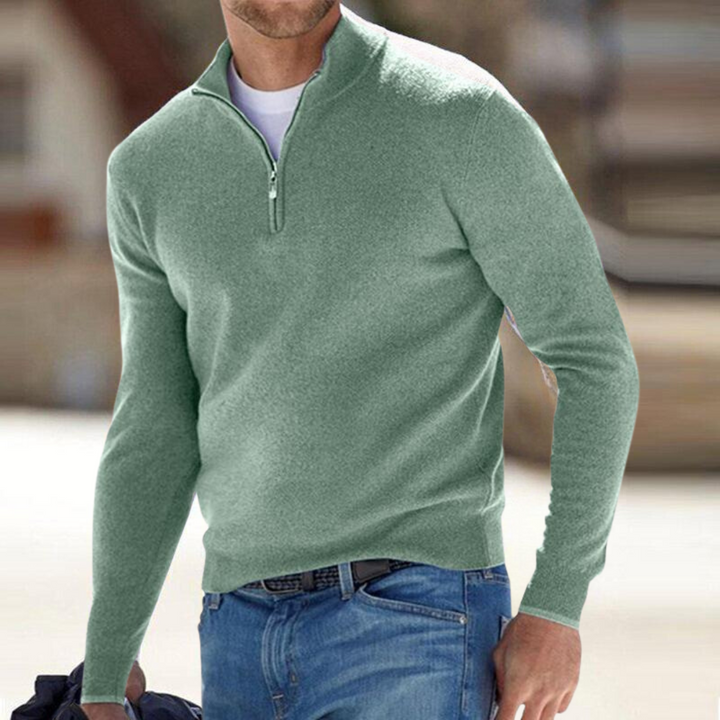 Miguelito | Entspannter Zip-Neck Pullover