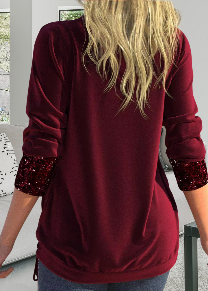 Jaiana | Bluse mit tiefem Kragen