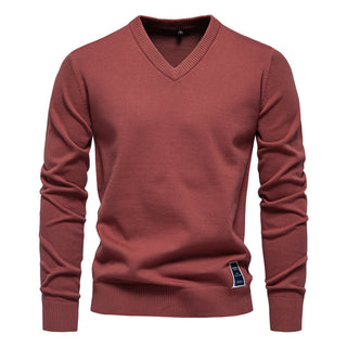 Trystan | Klassischer V-Ausschnitt Pullover - Einfach und Elegant