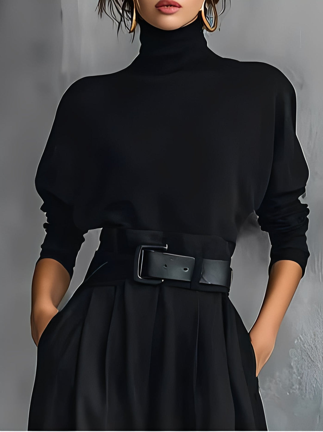 Mia - Poloshirt-Hals Gerade-Bein Jumpsuit