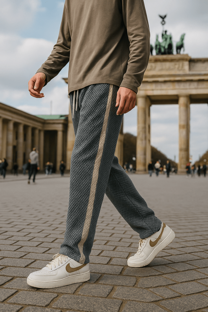 Caspar | Waffelcord-Jogginghosen