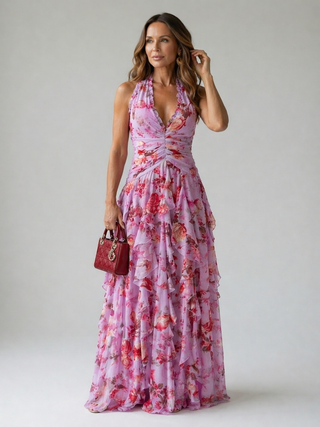 Belladina | Halter Maxi Kleid