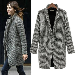 Cheska | Lange Jacke Mantel aus