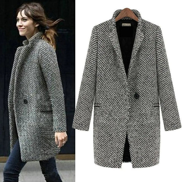 Cheska | Lange Jacke Mantel aus