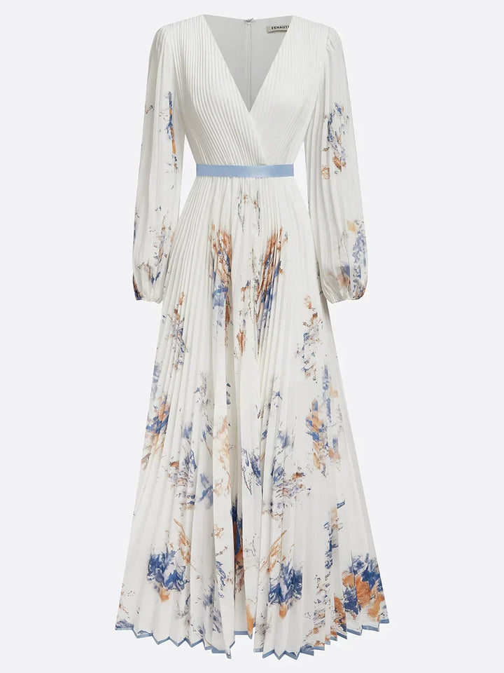 Helston | Elegantes V-Ausschnitt Kleid