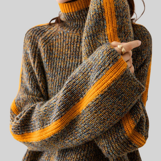 I Pullover mit Rollkragen