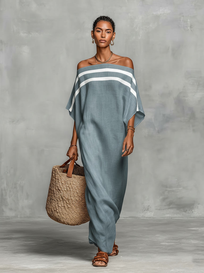Sophie | Off-Shoulder Maxikleid