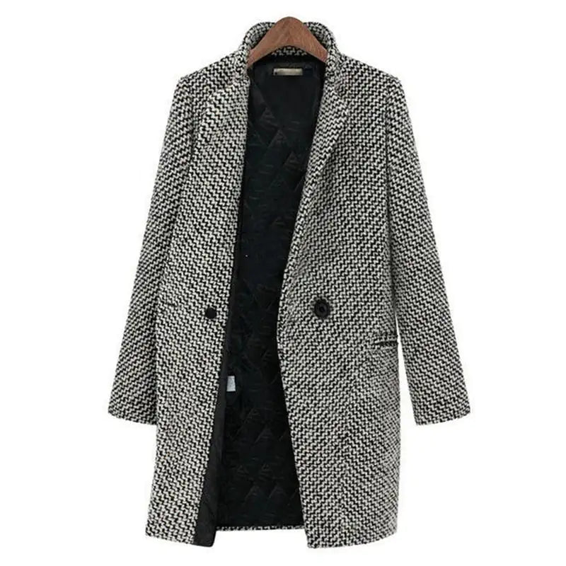Cheska | Lange Jacke Mantel aus