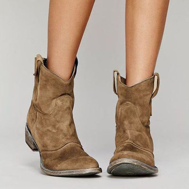 Carlotta | Vegan-Wildleder Stiefeletten
