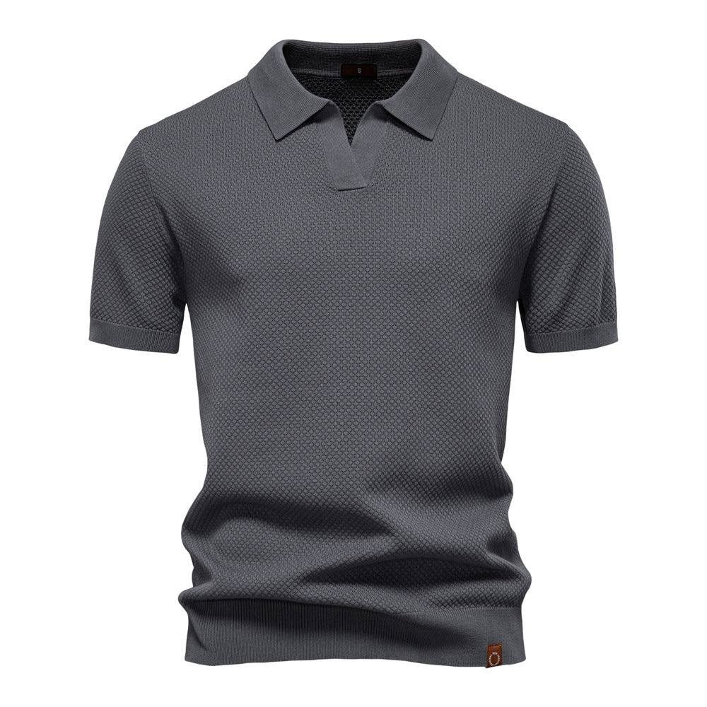 Ulrich - Strukturiertes Polo-Shirt