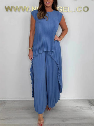 Mexie - Elegantes Plissee-Co-Ord-Set