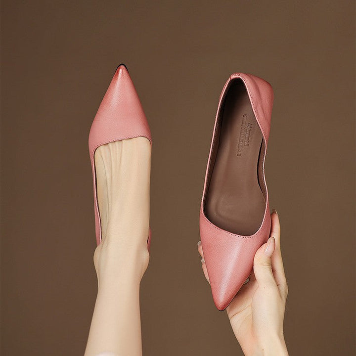 Orlisse Veganleder Kitten Heel Pumps