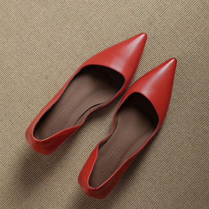 Orlisse Veganleder Kitten Heel Pumps