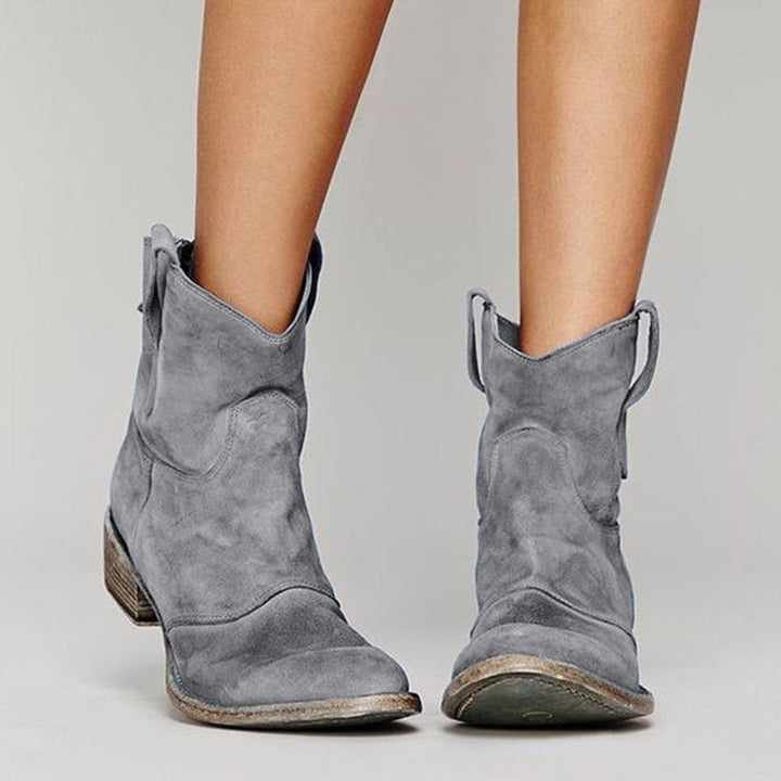 Carlotta | Vegan-Wildleder Stiefeletten